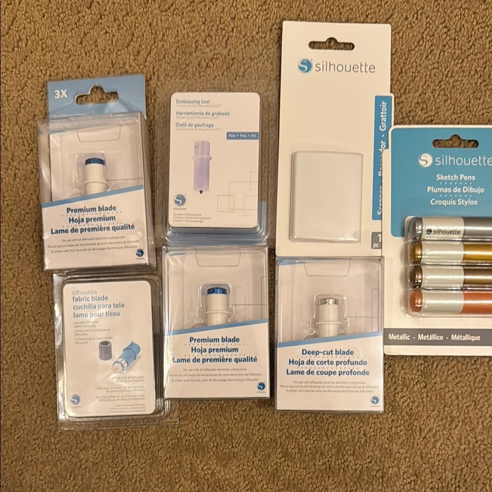 Silhouette Cameo 5 blades sketch pens scraper